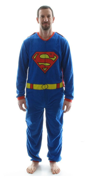 Superman Costume Cape Union Suit