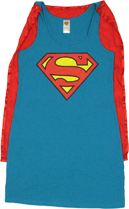 Superman Costume Tank Top Dress