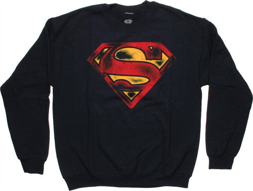 Superman Faded Logo SweaT-Shirt