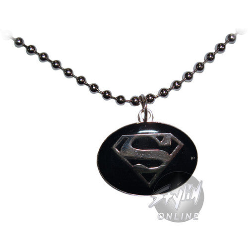 Superman Silver Necklace