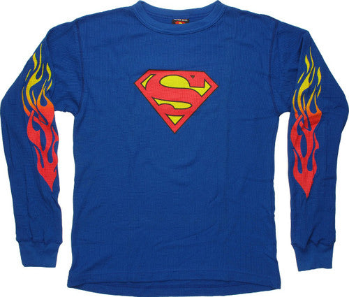 Superman Thermal Long Sleeve Shirt