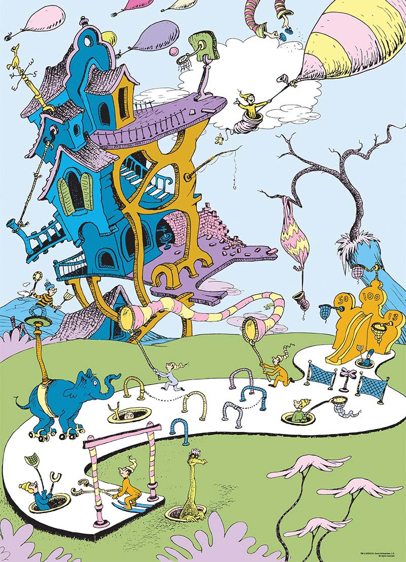 Dr Seuss Oh The Places You'll Go Jigsaw Puzzle