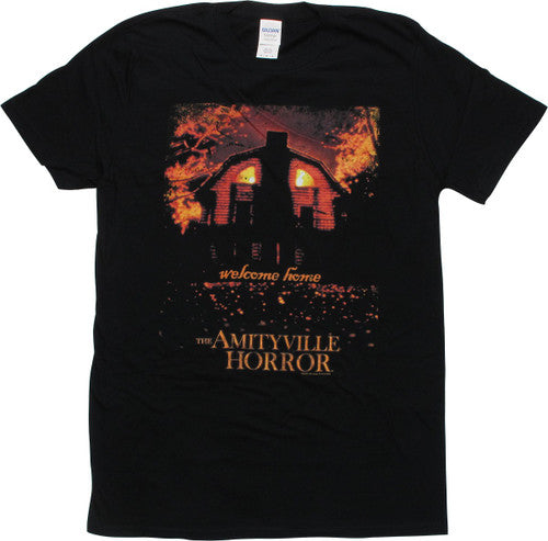 Amityville Horror Welcome Home Black T-Shirt