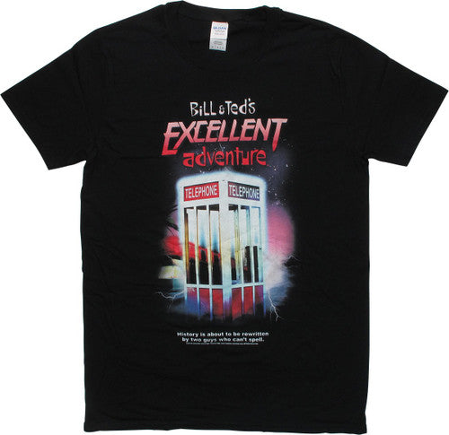 Bill and Ted Phone Booth History Rewritten T-Shirt