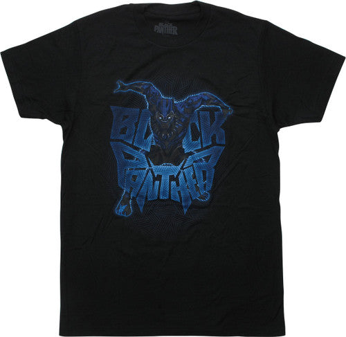 Black Panther Movie Attack Logo T-Shirt
