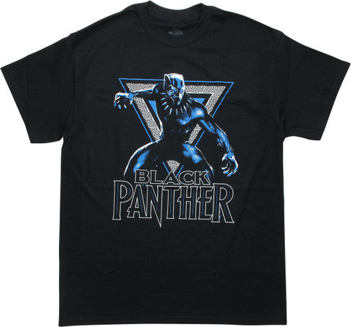 Black Panther Movie Triangle Logo T-Shirt