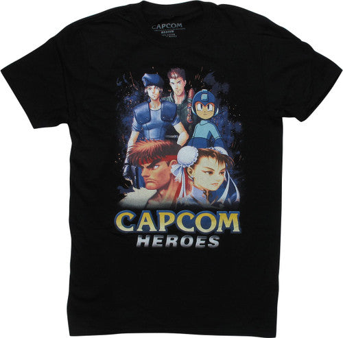 Capcom Heroes Stack T-Shirt