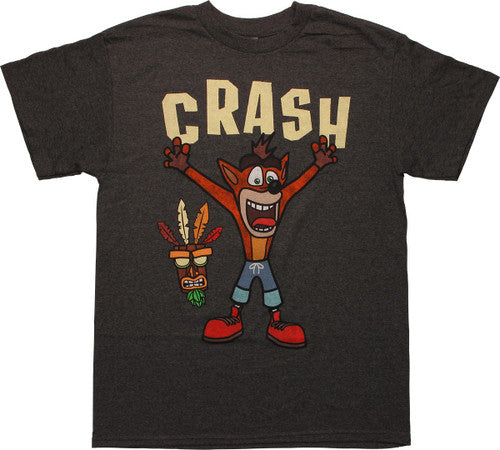Crash Bandicoot Tiki Mask T-Shirt