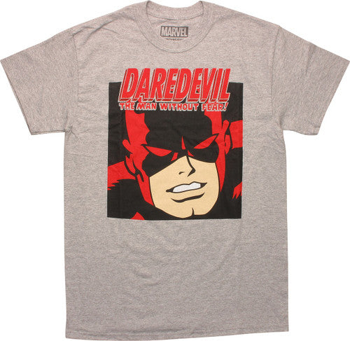 Daredevil the Man Without Fear Heather T-Shirt