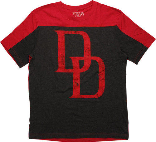 Daredevil Distressed DD Logo Jersey Shirt