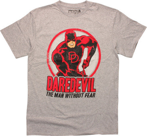 Daredevil the Man Without Fear Distressed T-Shirt