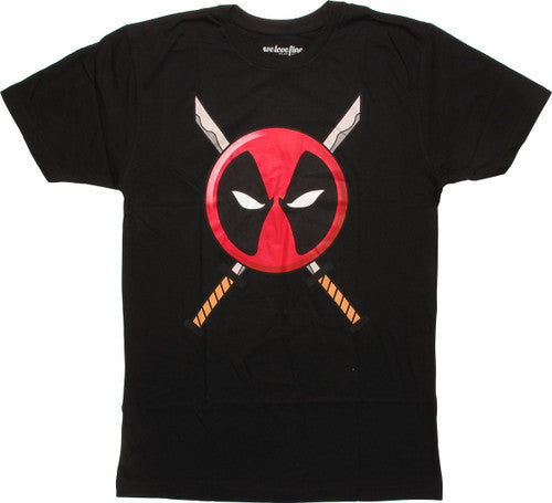 Deadpool Logo Blades T-Shirt