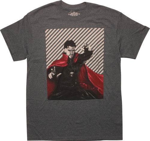Dr Strange Movie Casting Stripes T-Shirt