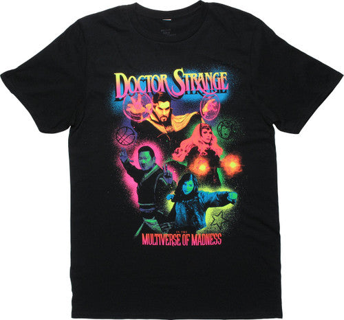 Doctor Strange Multi Madness Neon Splat T-Shirt