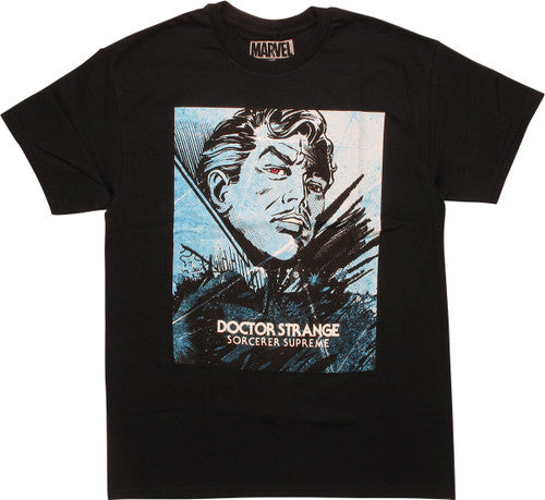 Dr Strange Sorcerer Supreme Black T-Shirt