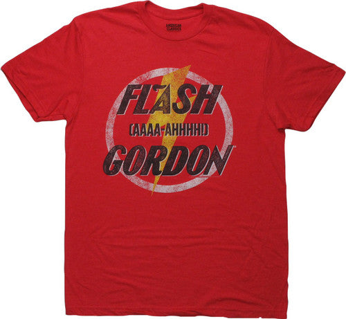 Flash Gordon Lightining Bolt Aaa Ahhhh T-Shirt