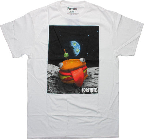Fortnite Cheese Burger Skin White T-Shirt