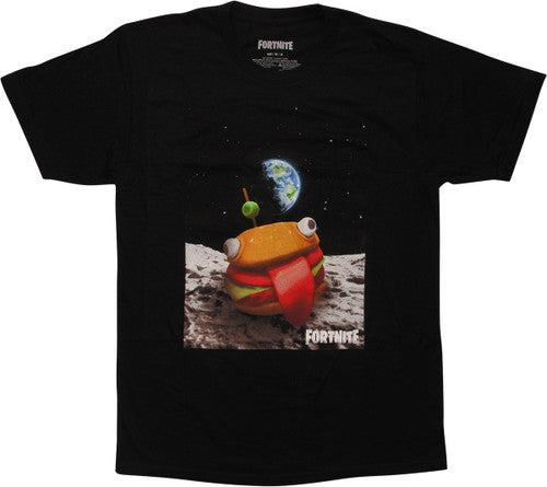 Fortnite Durr Burger Skin Black T-Shirt