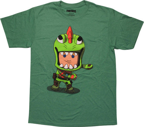 Fortnite Flossing Rex Green T-Shirt