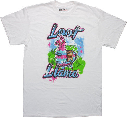 Fortnite Loot Llama White T-Shirt