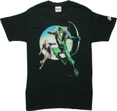 Green Arrow And Black Canary T-Shirt