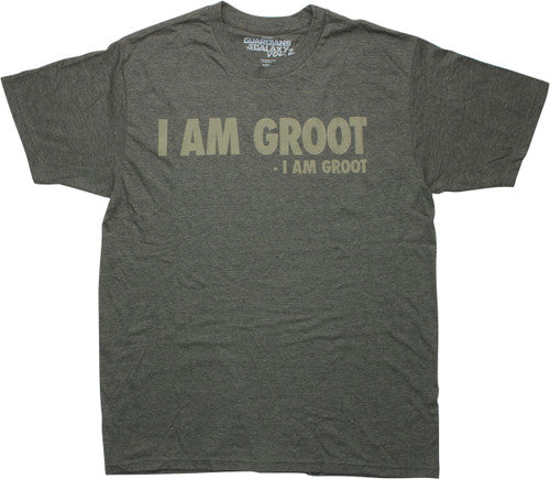 Guardians of the Galaxy I Am Groot Olive T-Shirt