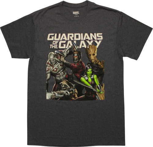 Guardians of the Galaxy Movie Hero Group T-Shirt