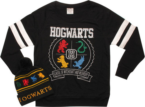 Harry Potter Hogwarts Long Sleeve Shirt Combo