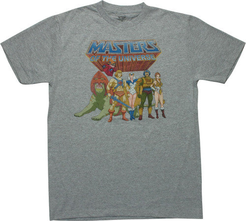 He Man Masters of the Universe Characters T-Shirt