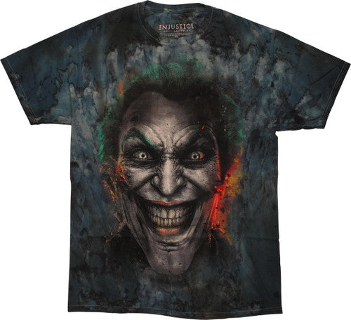 Injustice Gods Among Us Joker Grin Tie Dye T-Shirt