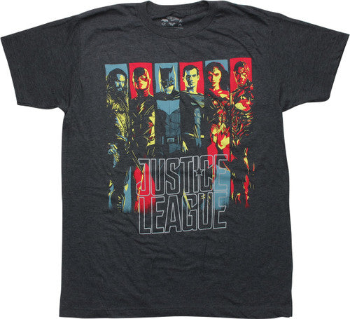 Justice League Movie Characters T-Shirt