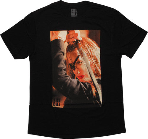 Kill Bill Elle Driver Katana Stance Black T-Shirt