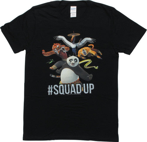 Kung Fu Panda Hashtag Squad Up T-Shirt