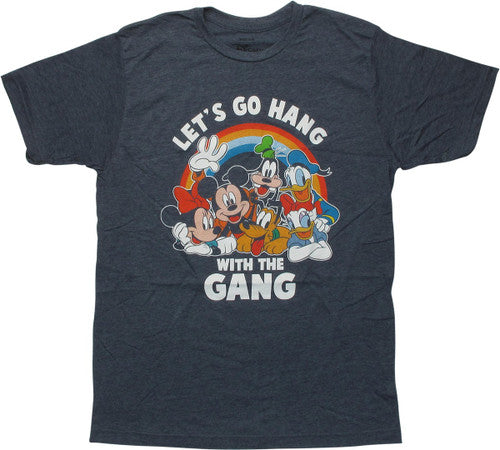 Mickey Mouse Let's Go Hang with the Gang T-Shirt