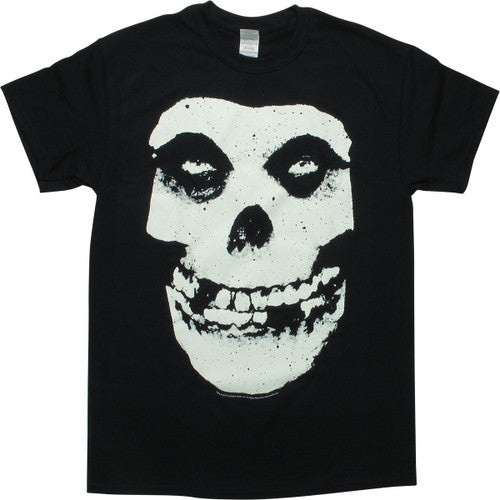 Misfits Fiend Logo Glow in the Dark Black T-Shirt