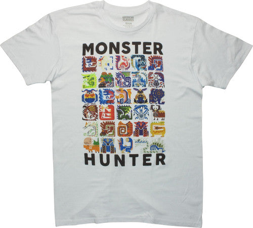 Monster Hunter Icon Grid T-Shirt