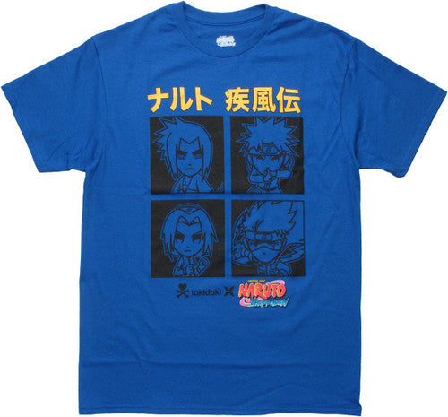 Naruto Toki Doki Panels T-Shirt