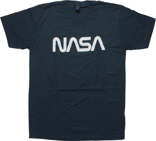 NASA Retro Logo Blue T-Shirt
