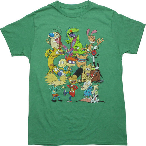 Nickelodeon 90s Toons Green T-Shirt