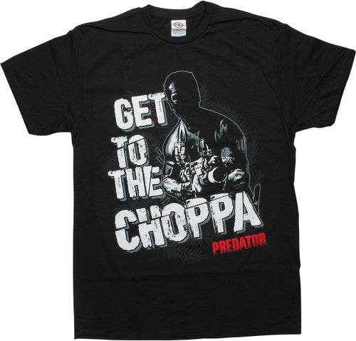 Predator Dutch Get to the Choppa Black T-Shirt