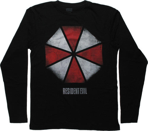 Resident Evil Umbrella Logo Long Sleeve T-Shirt-Long Sleeve