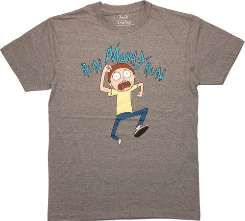 Rick and Morty Run Morty T-Shirt Sheer