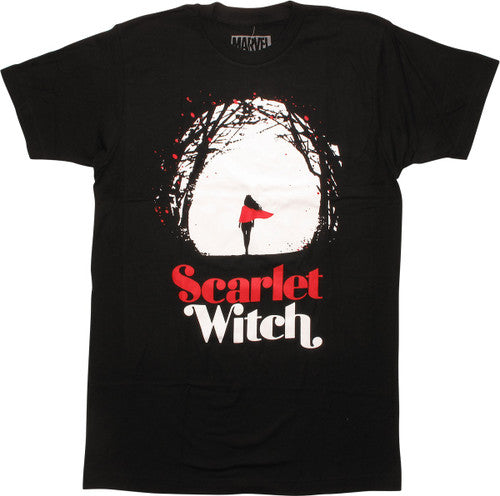 Scarlet Witch Woods Red Cape T-Shirt