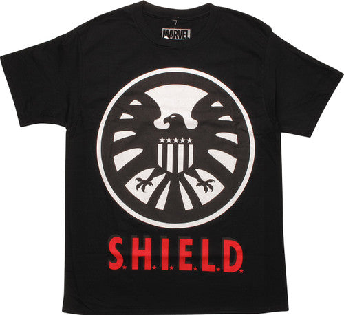 SHIELD Agents Logo Black T-Shirt