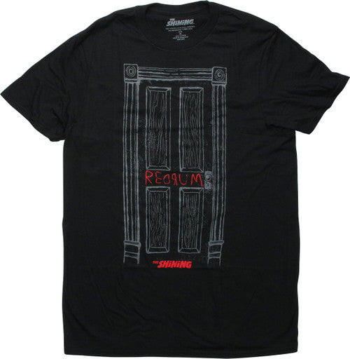 Shining Redrum Door Black T-Shirt