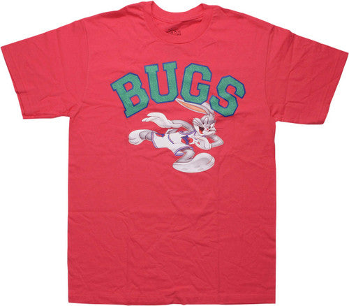 Space Jam Bugs Bunny Baller Pink T-Shirt
