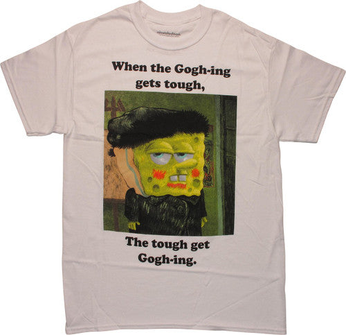 Spongebob Squarepants Gogh-ing Gets Tough T-Shirt