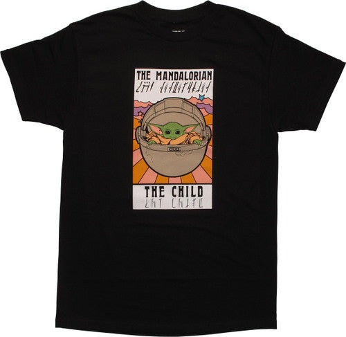 Star Wars Mandalorian The Child Black T-Shirt