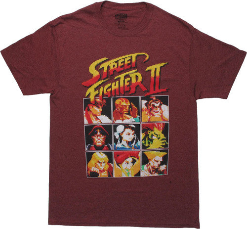 Street Fighter Pixel Select T-Shirt