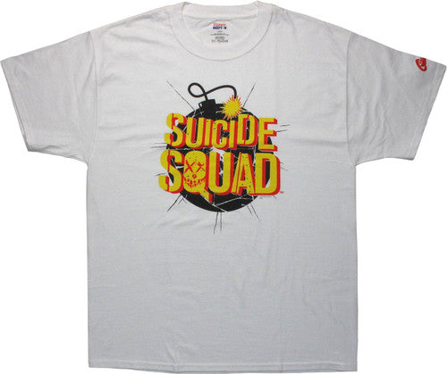 Suicide Squad Bomb Logo T-Shirt